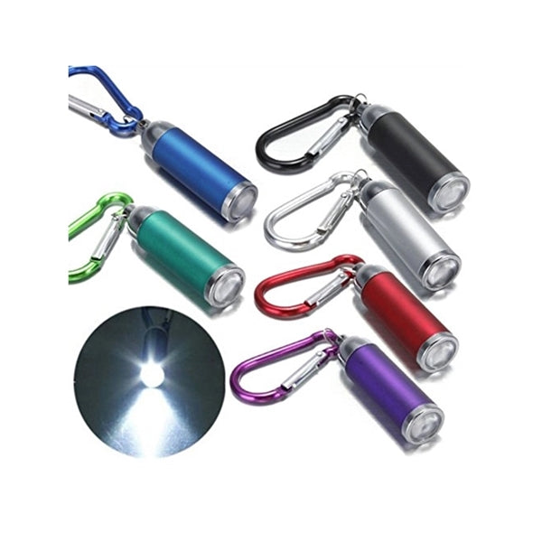 Metal LED Flashlight Keychain