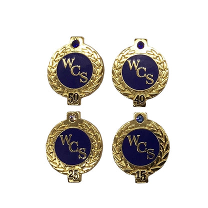 1" Hard Enamel Die Struck Lapel Pins
