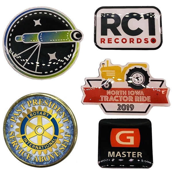1.25" Custom Lapel Pins - Photo Etched