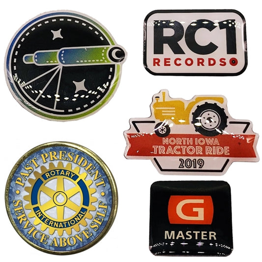 1.5" Custom Lapel Pins - Photo Etched