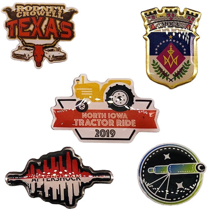 2" Custom Lapel Pins - Offset Full Color