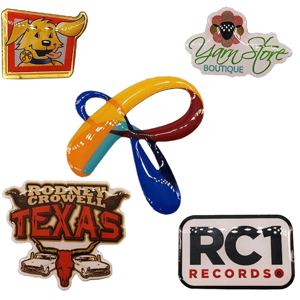 2" Custom Lapel Pins - Offset Full Color