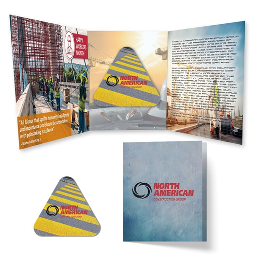 Tek Booklet 2 with Full Color Triangle Coaster