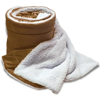 Oversized Mink Sherpa Blanket