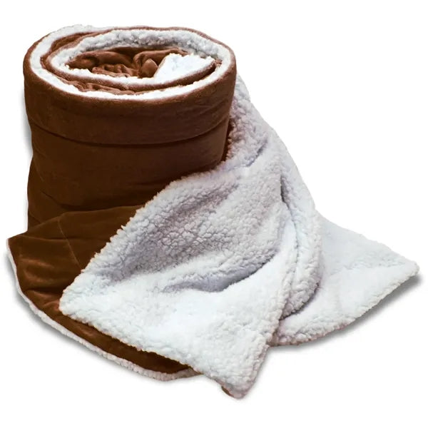 Oversized Mink Sherpa Blanket