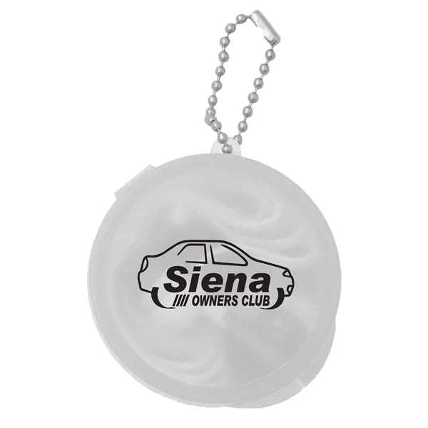 Earbuds with Round Case