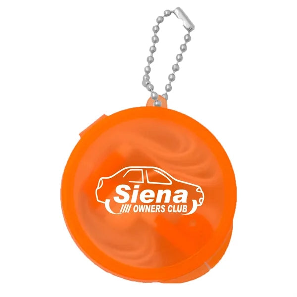 Earbuds with Round Case