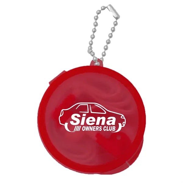 Earbuds with Round Case