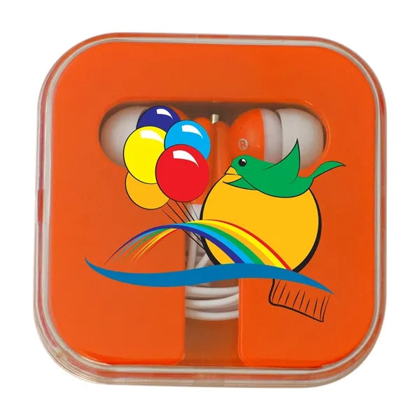 Earbuds with Square Case