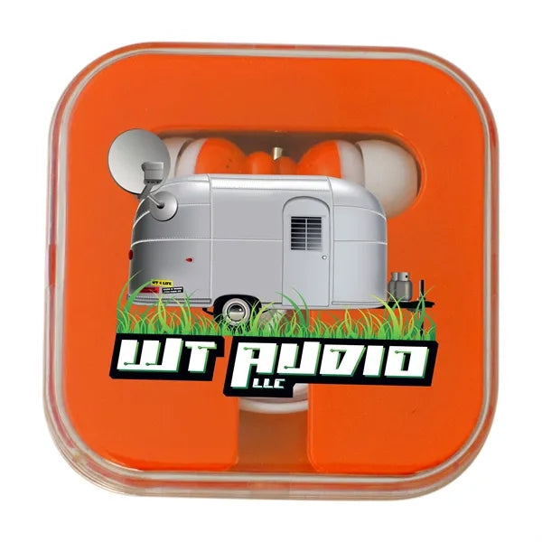 Earbuds with Square Case