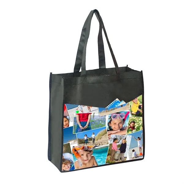 130 GSM Full Color Tall Tote Bag with 5" Gusset (13"x13"x5")