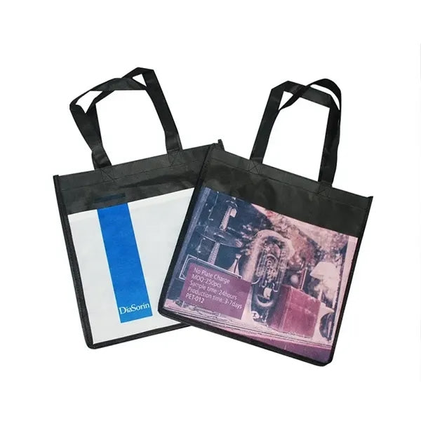 130 GSM Full Color Tall Tote Bag with 5" Gusset (13"x13"x5")