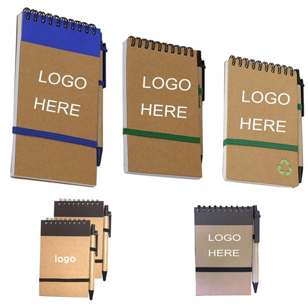 Eco/Recycled Notebook Pad with a Stylus Pen