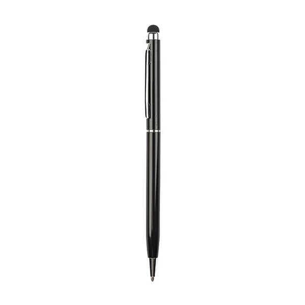 Slim Metal Twist Action Stylus Ballpoint Pen