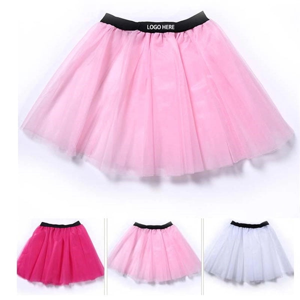 Women's Classic Elastic Running Tulle Tutu Skirt