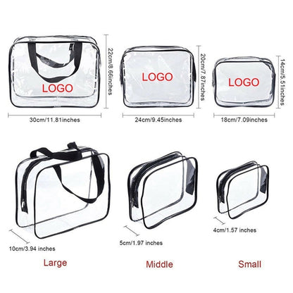 Transparent PVC Toiletry Storage Bag