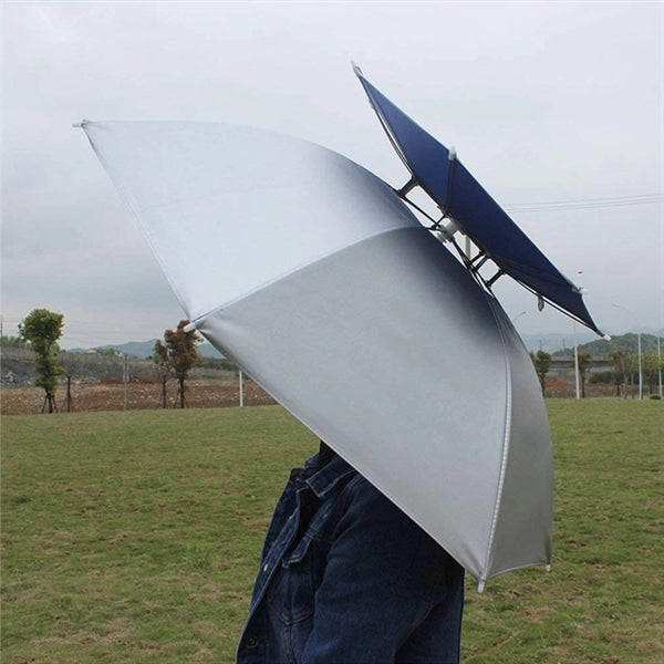 Folding Headwear Fishing Camping Umbrella