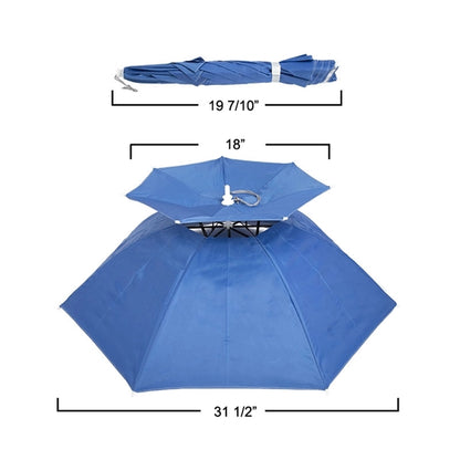 Folding Headwear Fishing Camping Umbrella