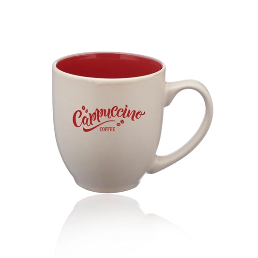 16 oz. Carter Creme Bistro Ceramic Mug