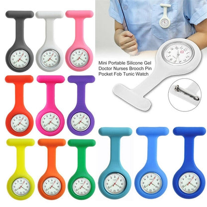 Silicone Nurse Brooch Watch