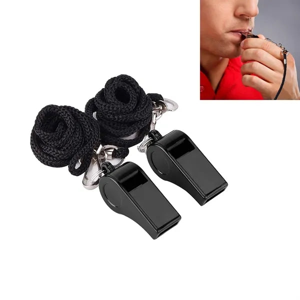 Black Emergency Whistle
