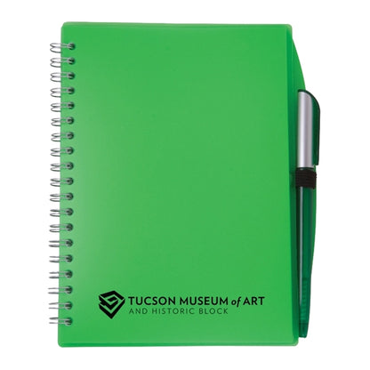 Color-Pro Spiral Unlined Notebook with Pen