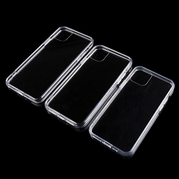 iPhone 12 and  Pro Clear Hard Shell Case with TPU Bumpers