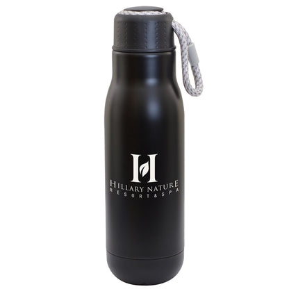 16oz. Stainless Stl Insulated Vacuum Bottle with Bungee Lid