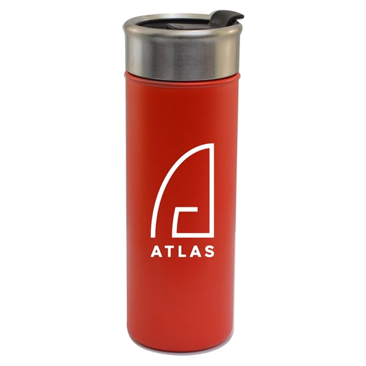18oz. Vacuum Tumbler with Flip Closure Lid