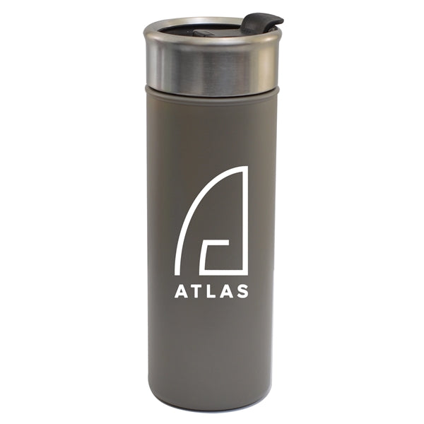18oz. Vacuum Tumbler with Flip Closure Lid