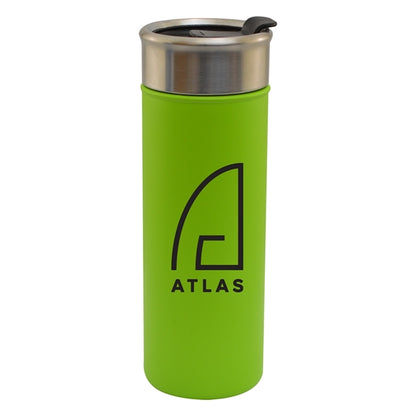 18oz. Vacuum Tumbler with Flip Closure Lid