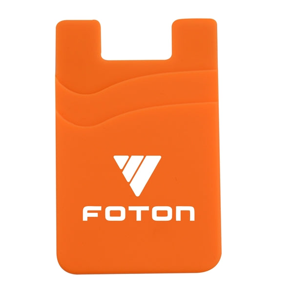 Smartphone Dual Pocket Silicone Phone Wallet