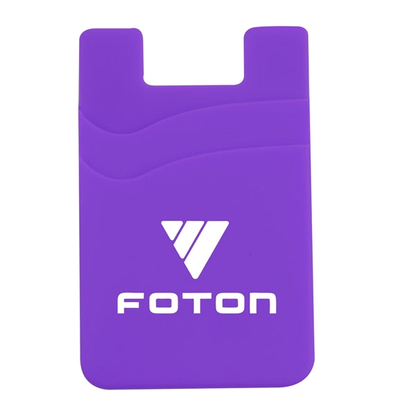 Smartphone Dual Pocket Silicone Phone Wallet