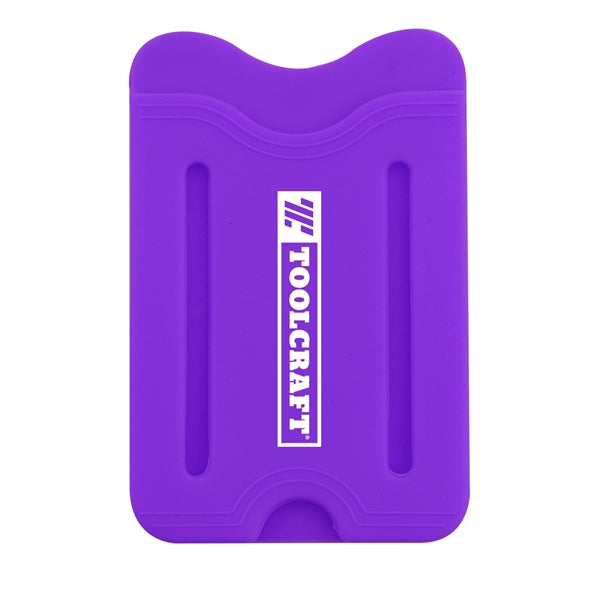 Silicone Phone Wallet w/ Finger Slot