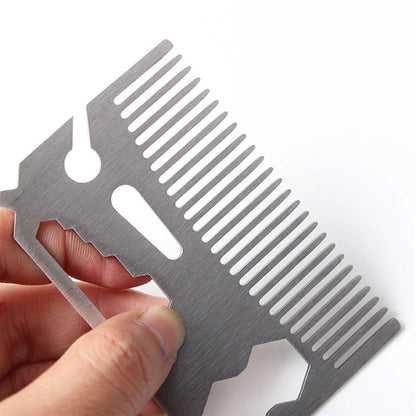 Metal Wallet Comb Bottle Opener