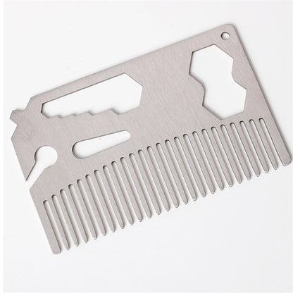 Metal Wallet Comb Bottle Opener