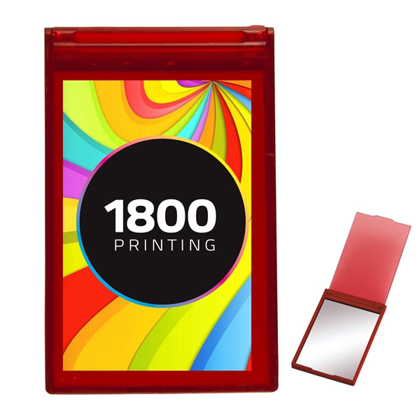 Tek Booklet with Rectangle Compact Mirror