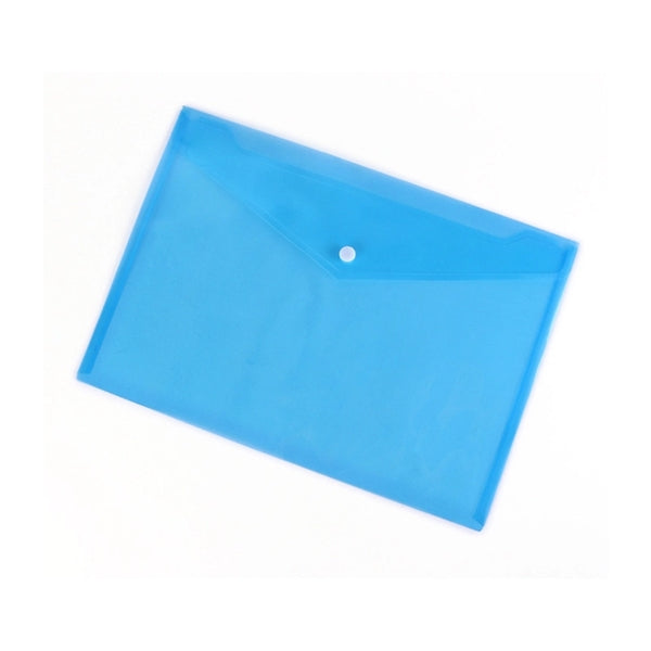 Translucent Document Envelope with Snap Closure
