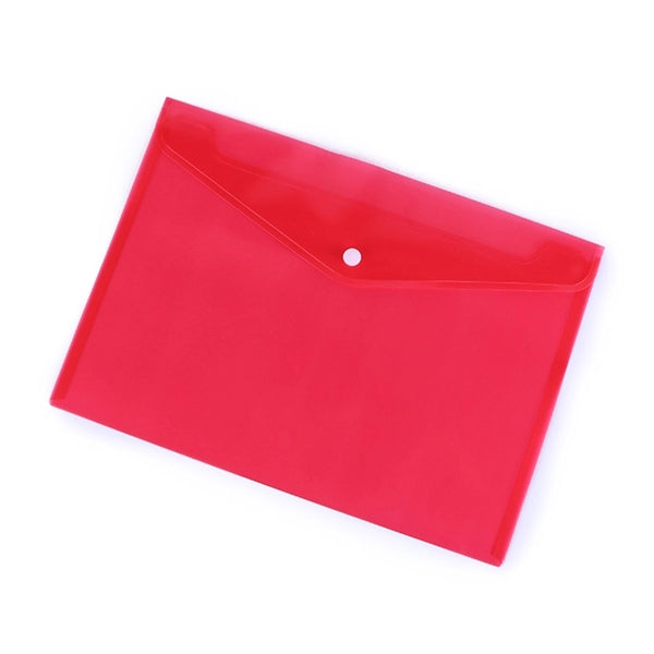 Translucent Document Envelope with Snap Closure