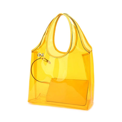 Clear Shopper Tote Bag With Pouch