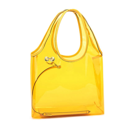 Clear Shopper Tote Bag With Pouch