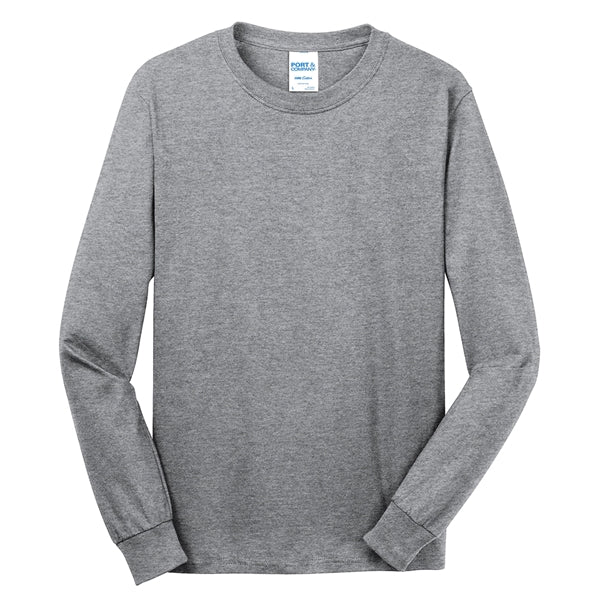 Pure Cotton Casual Long Sleeve Winter T-shirt 5.4 oz