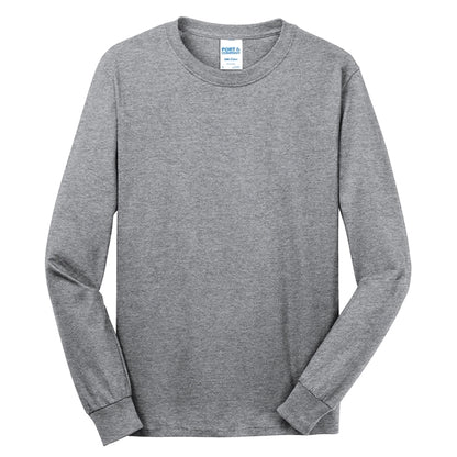 Pure Cotton Casual Long Sleeve Winter T-shirt 5.4 oz