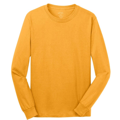 Pure Cotton Casual Long Sleeve Winter T-shirt 5.4 oz