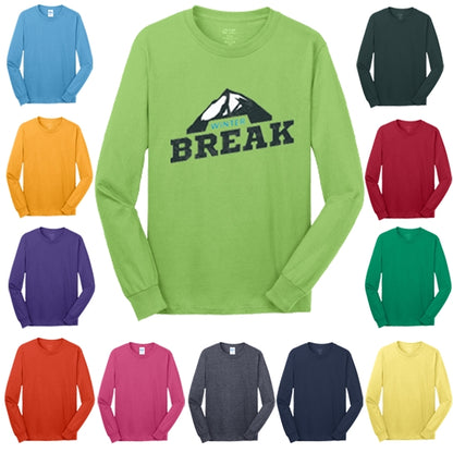 Pure Cotton Casual Long Sleeve Winter T-shirt 5.4 oz