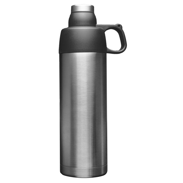 Sports Insulated Bottle Vacuum Steel Flask Silver 18 oz