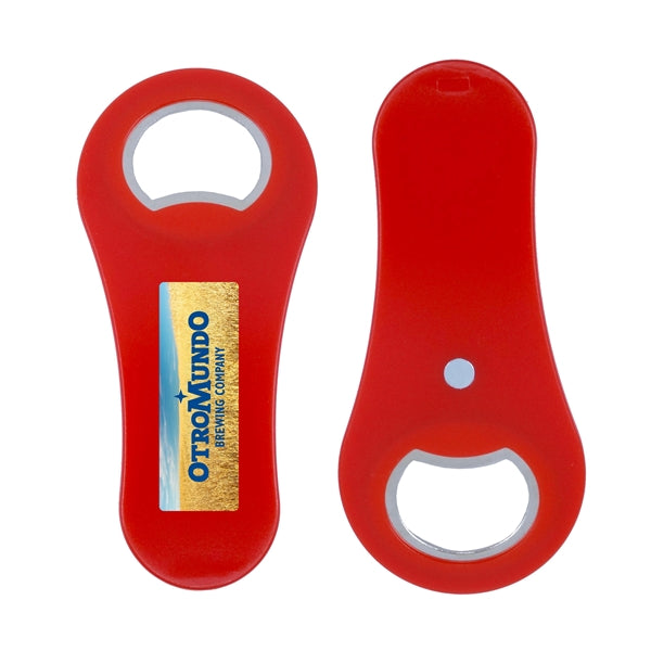 Rounded Bottle Opener with Magnet
