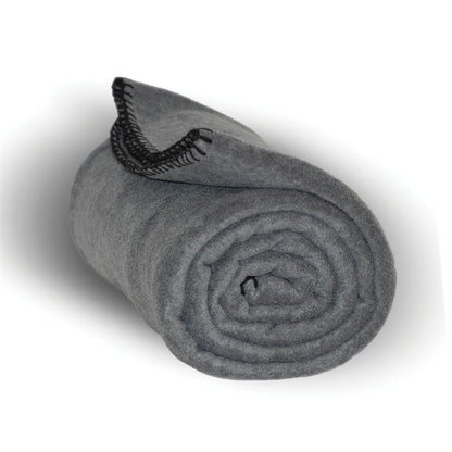 Roll up Fleece Blanket 50" X 60" w/ Matching Whipstitch