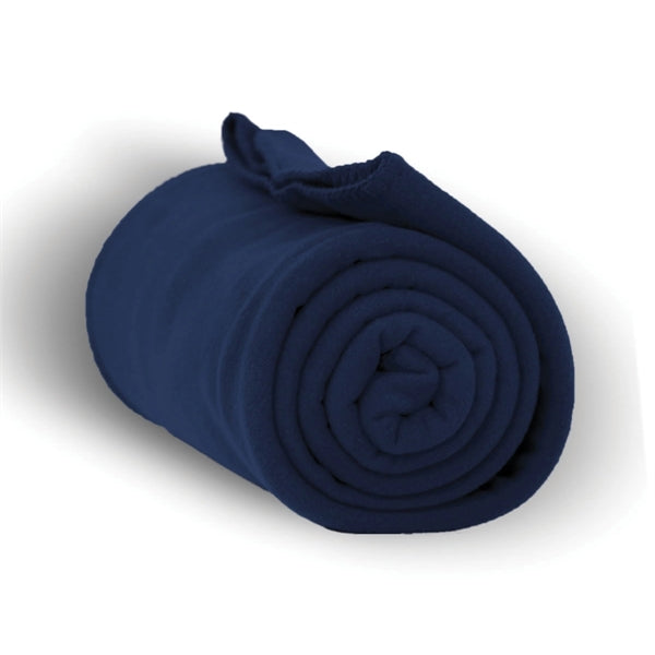 Roll up Fleece Blanket 50" X 60" w/ Matching Whipstitch