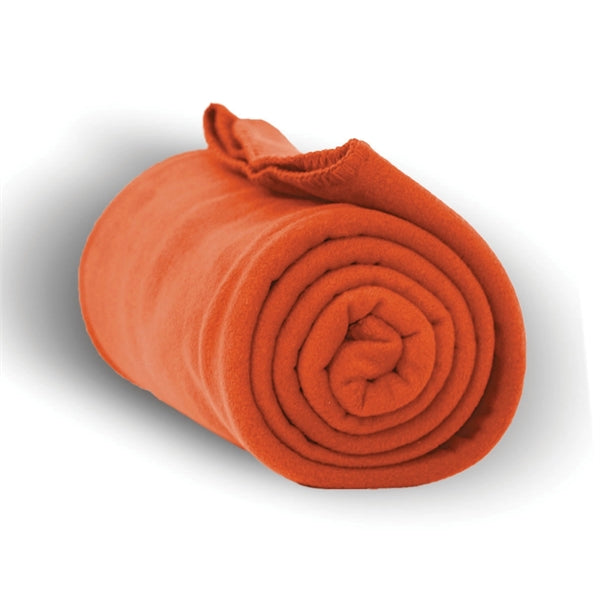 Roll up Fleece Blanket 50" X 60" w/ Matching Whipstitch